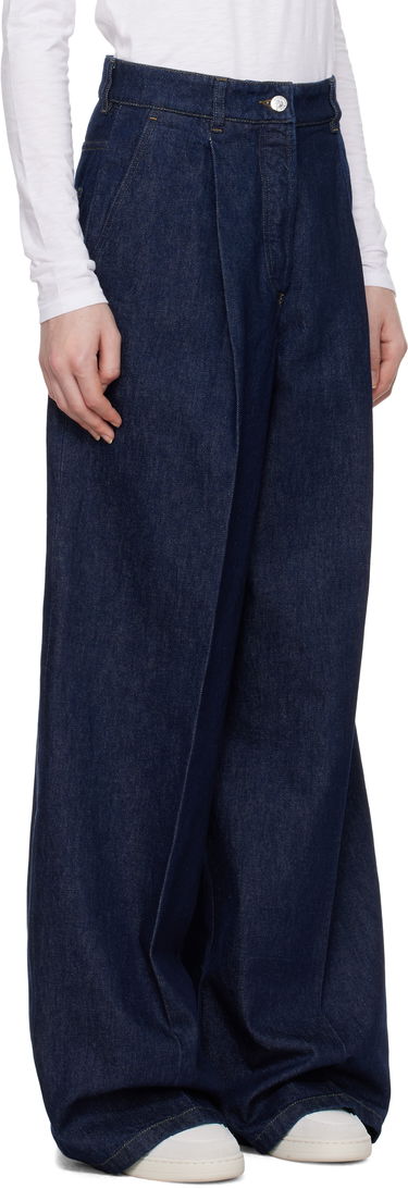 Džínsy A.P.C. Anastasia Barbieri Edition Azzurra Wide Leg Jeans Navy | COHEX-F08489, 1