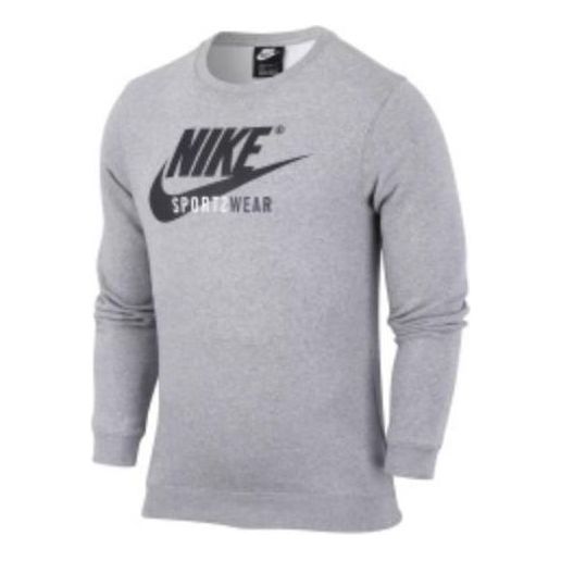Sveter Nike Sportswear Logo Long Sleeve T-Shirt Šedá | CD8090-063