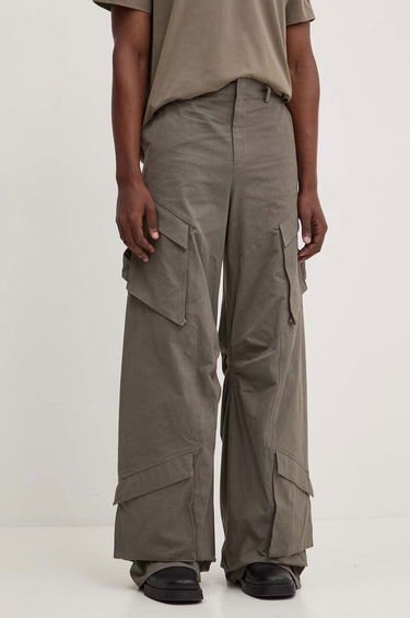 Cargo nohavice HELIOT EMIL Draped Cargo Pants Zelené | HE.M.10.160.DG23, 3
