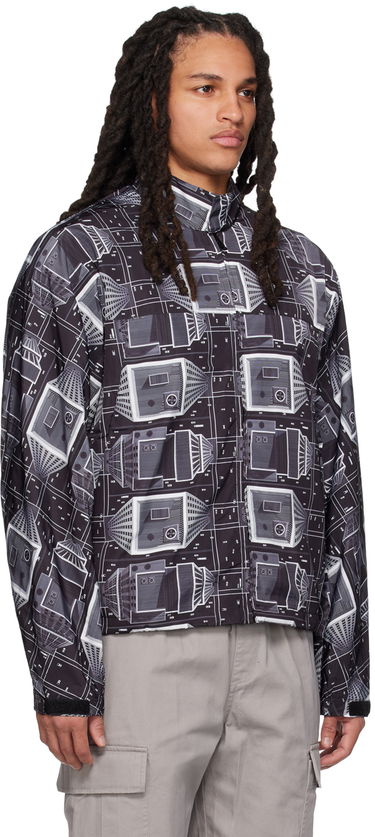 Vetrovka BILLIONAIRE BOYS CLUB Skyscraper Print Jacket Čierna | B23114, 1