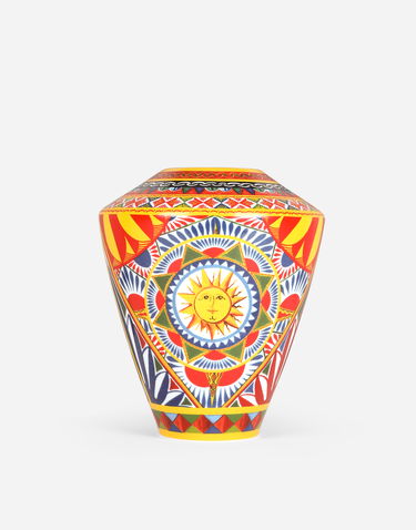Home decor Dolce & Gabbana Dolce & Gabbana Small Amphora Porcelain Vase Rôznofarebný | TCC197TCAMVUC089, 3