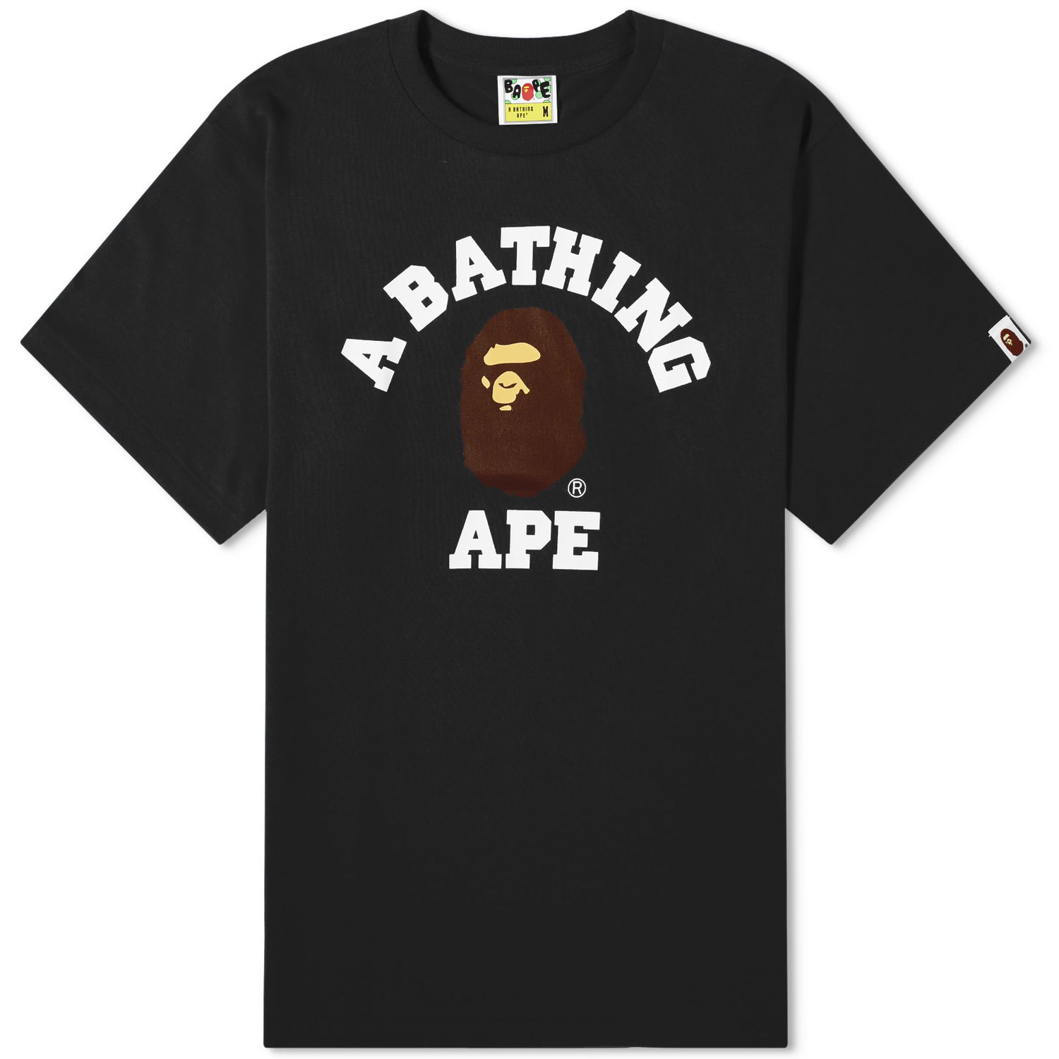 Tričko BAPE College T-Shirt Čierna | 001TEJ801001M-BLK, 0