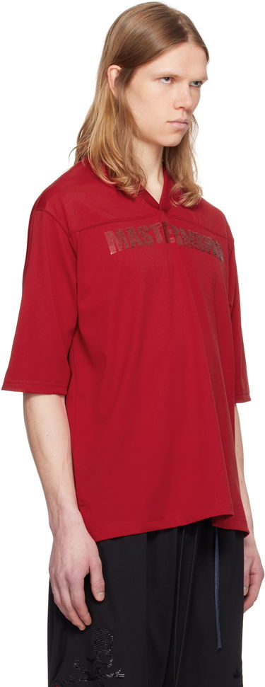 Tričko Mastermind WORLD MASTERMIND WORLD MW Football V-Neck Jersey Čierna | MW25S14-TS023-603, 4