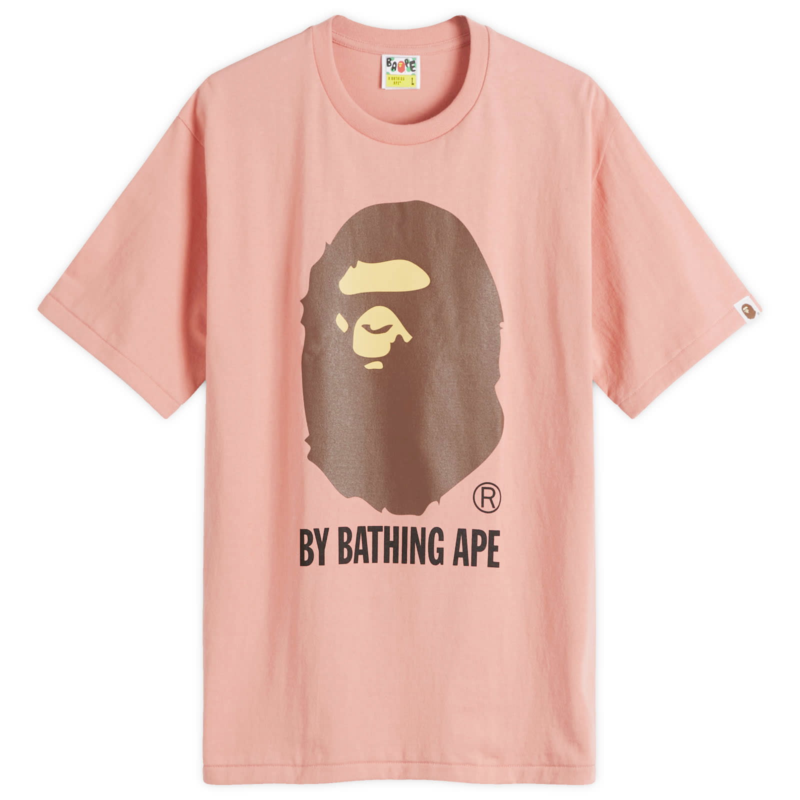 A Bathing Ape Men's By T-Shirt in Pink, Size Large | END. Clothing