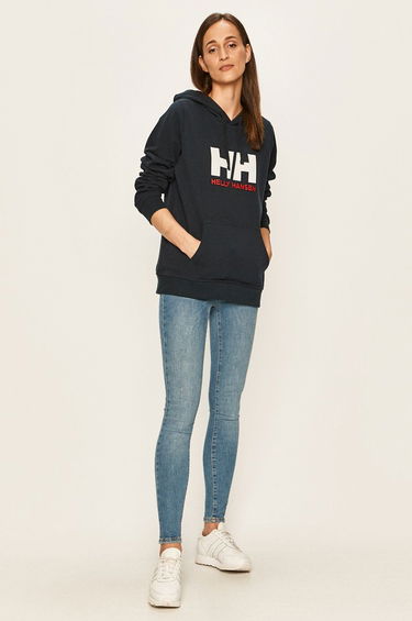 Mikina Helly Hansen Logo Hoodie Navy | 33978, 3