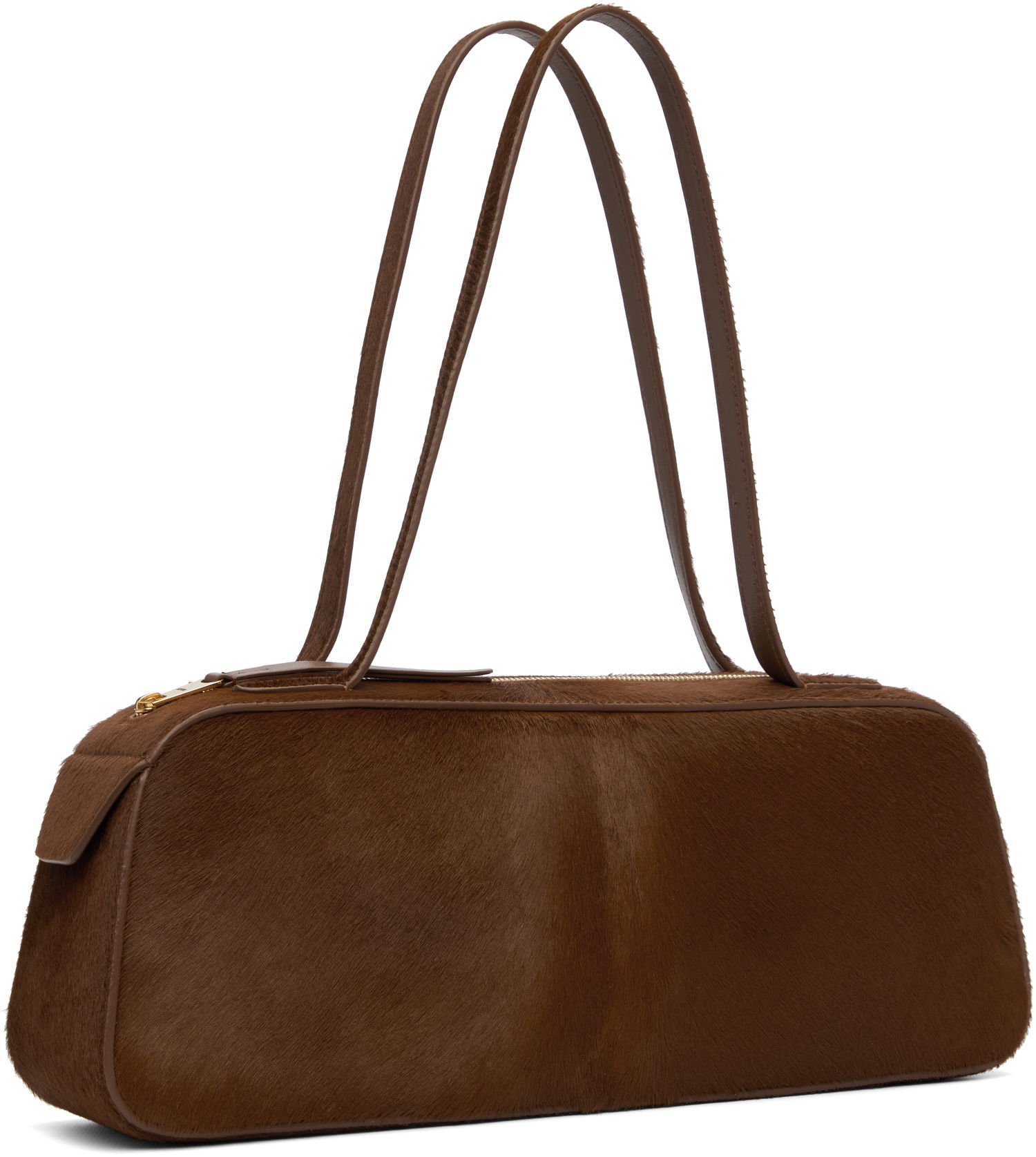 Taška cez rameno Khaite KHAITE Simona Calf Hair Shoulder Bag Hnedá | H2040-760, 1