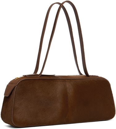 Taška cez rameno Khaite KHAITE Simona Calf Hair Shoulder Bag Hnedá | H2040-760, 1
