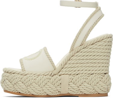 Starostlivosť o obuv Valentino Valentino Garavani VLogo Torchon Wedge Sandals Biela | 6W2S0JS0YWI, 2