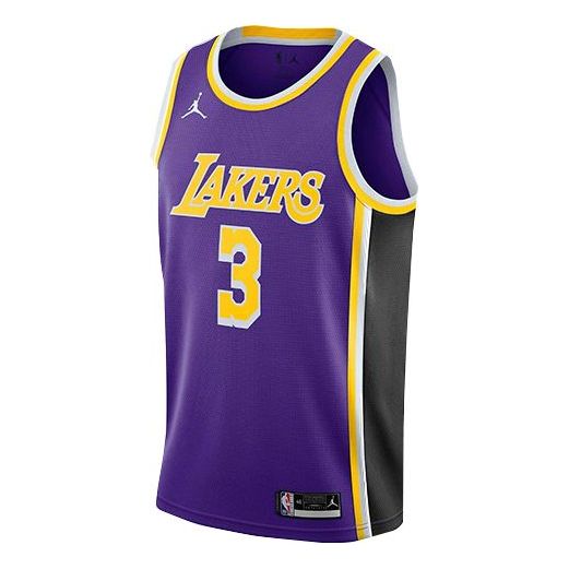 Dres Jordan Jordan NBA Fan Edition 2020-21 Los Angeles Lakers Anthony Davis #3 Jersey Fialová | CV9481-511, 0