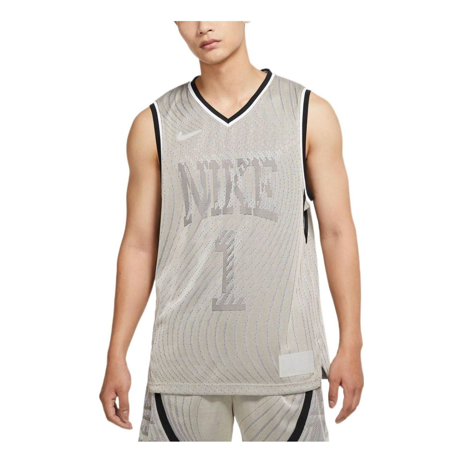Tielko Nike Men's Dri-FIT Adventure Basketball Jersey Šedá | DH7135-219, 0