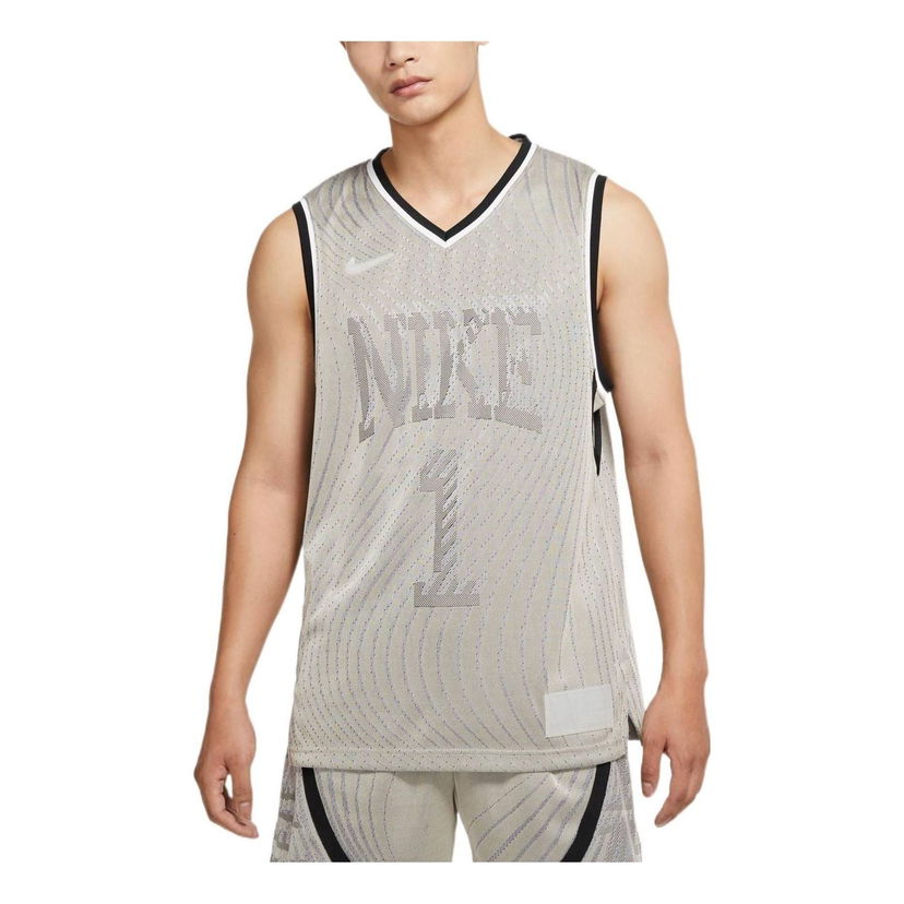 Tielko Nike Men's Dri-FIT Adventure Basketball Jersey Šedá | DH7135-219