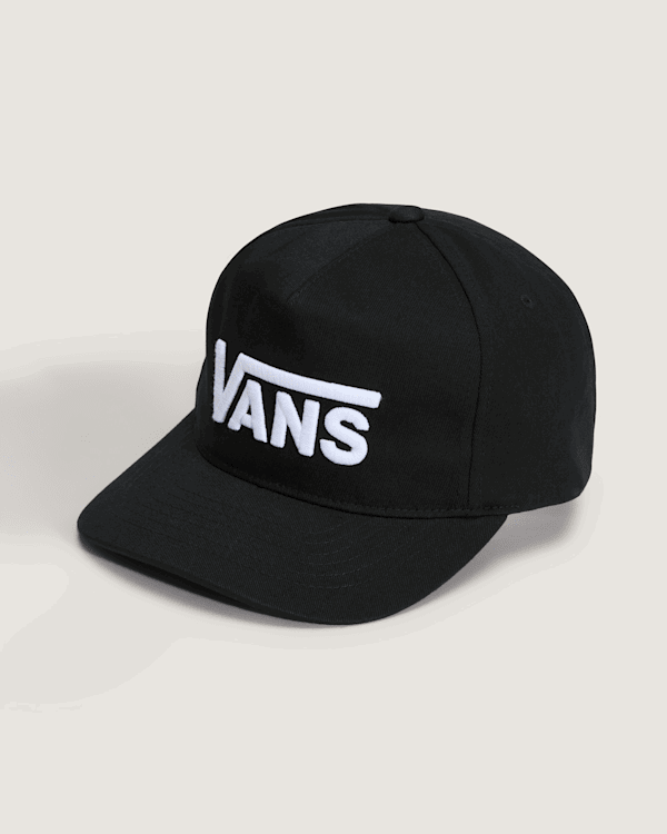 Šiltovka Vans Drop V Logo Snapback Hat Čierna | VN000QAHBLK