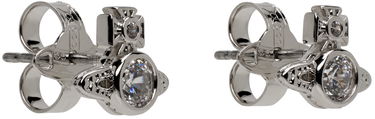 Náušnice Vivienne Westwood Silver Orb Crystal Earrings Metalická | 62010220-02P102-SM, 1