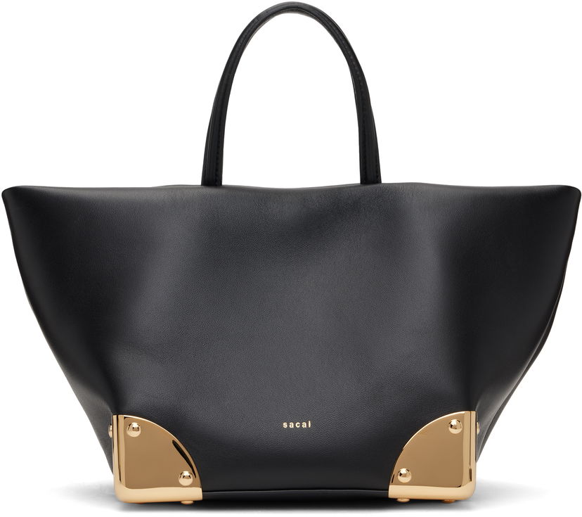 Tote bag sacai Corner Metal Small Tote Bag Čierna | S129-01