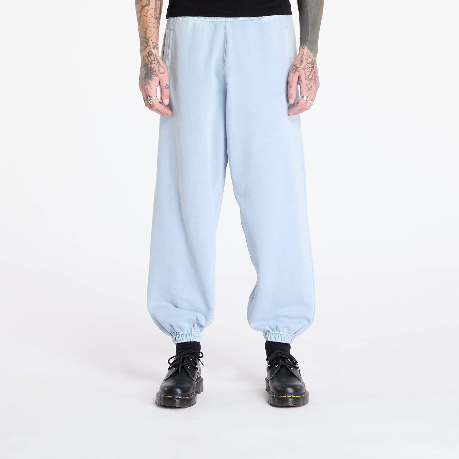 Tepláky Carhartt WIP Sweatpants Vista Grand Sweat Pant Dusty Ice Garment Dyed S Modrá | I032337.2BSGD, 0