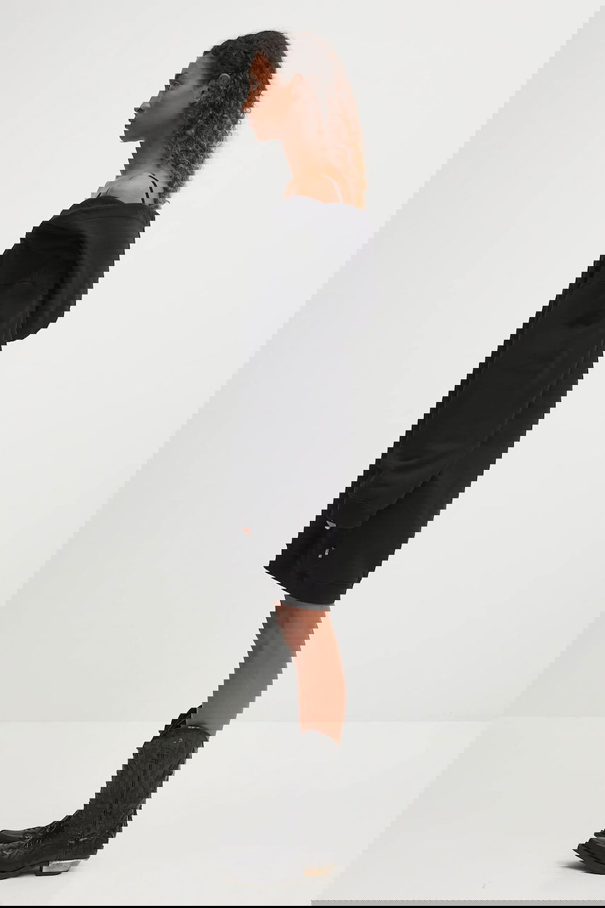 Šaty Maison Margiela MM6 Maison Margiela Hooded Mini Oversize Dress Čierna | S52DD0074.M25014.900, 1