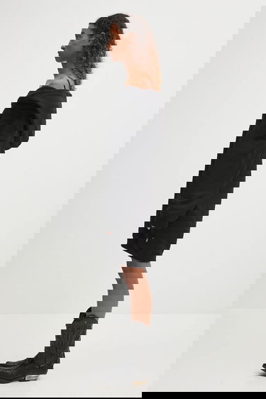 Šaty Maison Margiela MM6 Maison Margiela Hooded Mini Oversize Dress Čierna | S52DD0074.M25014.900, 1