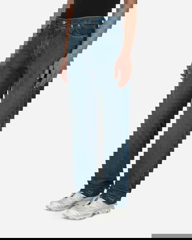 Džínsy Maison Margiela Straight-Leg Faded Denim Pants Modrá | S50LA0194S30561 979, 4