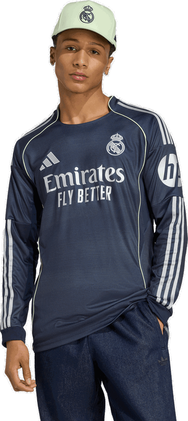 Dres adidas Performance Real Madrid 25/26 Away Long Sleeve Jersey Navy | JP3939, 4