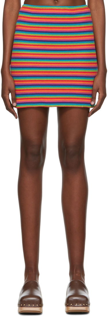 Sukňa Anna Sui Exclusive Multicolor Cotton Mini Skirt Rôznofarebný | 522A10, 0