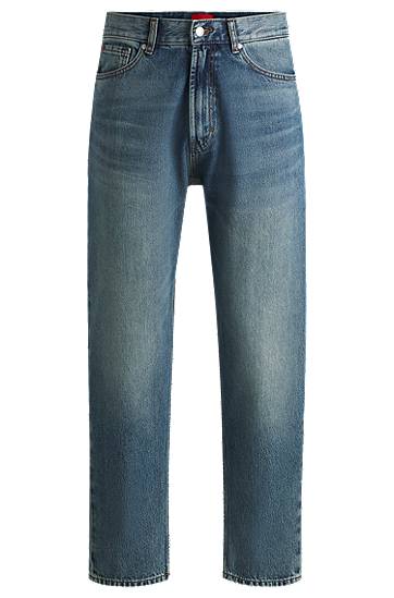 Džínsy BOSS Relaxed Tapered Fit Jeans Modrá | 50533616, 0
