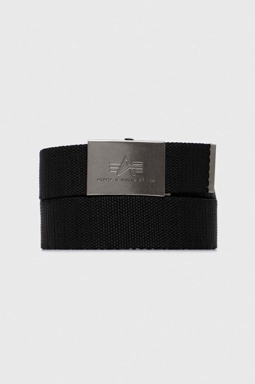 Opasok Alpha Industries Belt Čierna | 100906.03