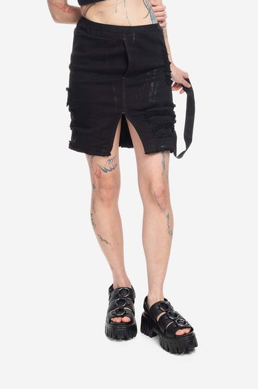 Sukňa Rick Owens Mini Skirt Čierna | DS02B4343.SBFLS.BLACK, 0