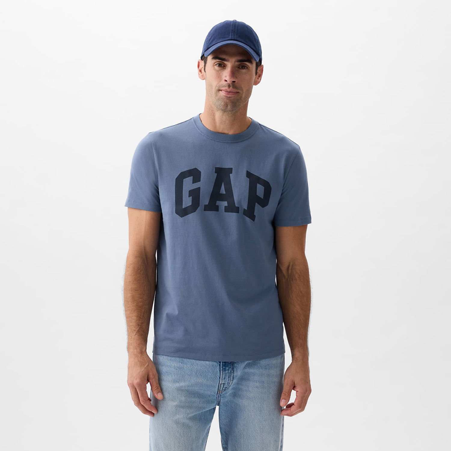 Tričko GAP Basic Logo Tee Bainbridge Blue Modrá | 856659-02, 0