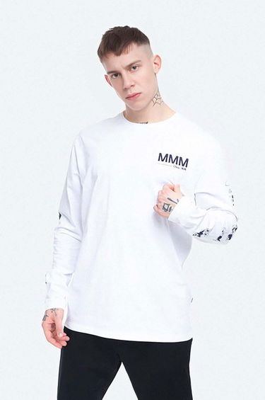 Tričko WOOD WOOD T-Shirt Long Sleeve Print Biela | 12025402.2334, 0
