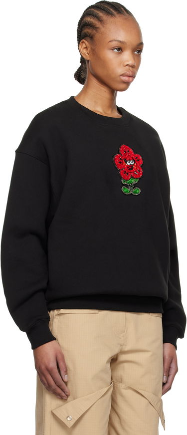 Sveter KENZO Kenzo Paris VERDY Edition Embroidered Oversized Sweatshirt Čierna | FF52SW1944MB, 1