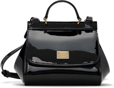 Kabelka Dolce & Gabbana Patent Leather Mini Sicily Bag Čierna | EB0003 A1067, 0