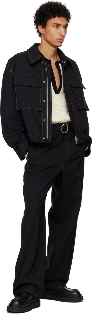 Bunda Jil Sander Jil Sander Flap Pocket Jacket Čierna | J22SW0036_J70001, 3