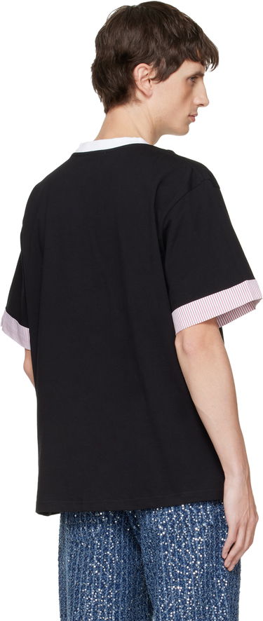 Tričko Charles Jeffrey Loverboy Charles Jeffrey LOVERBOY Banana Graphic Turn Up T-shirt Čierna | 052080501, 2