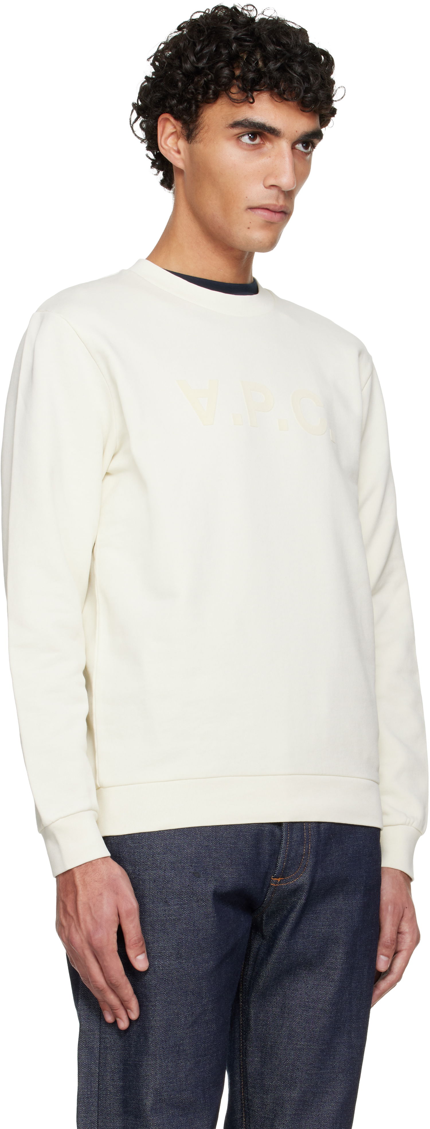 Mikina A.P.C. Standard Grand 'VPC' Sweatshirt Béžová | COHMC-M27907, 1
