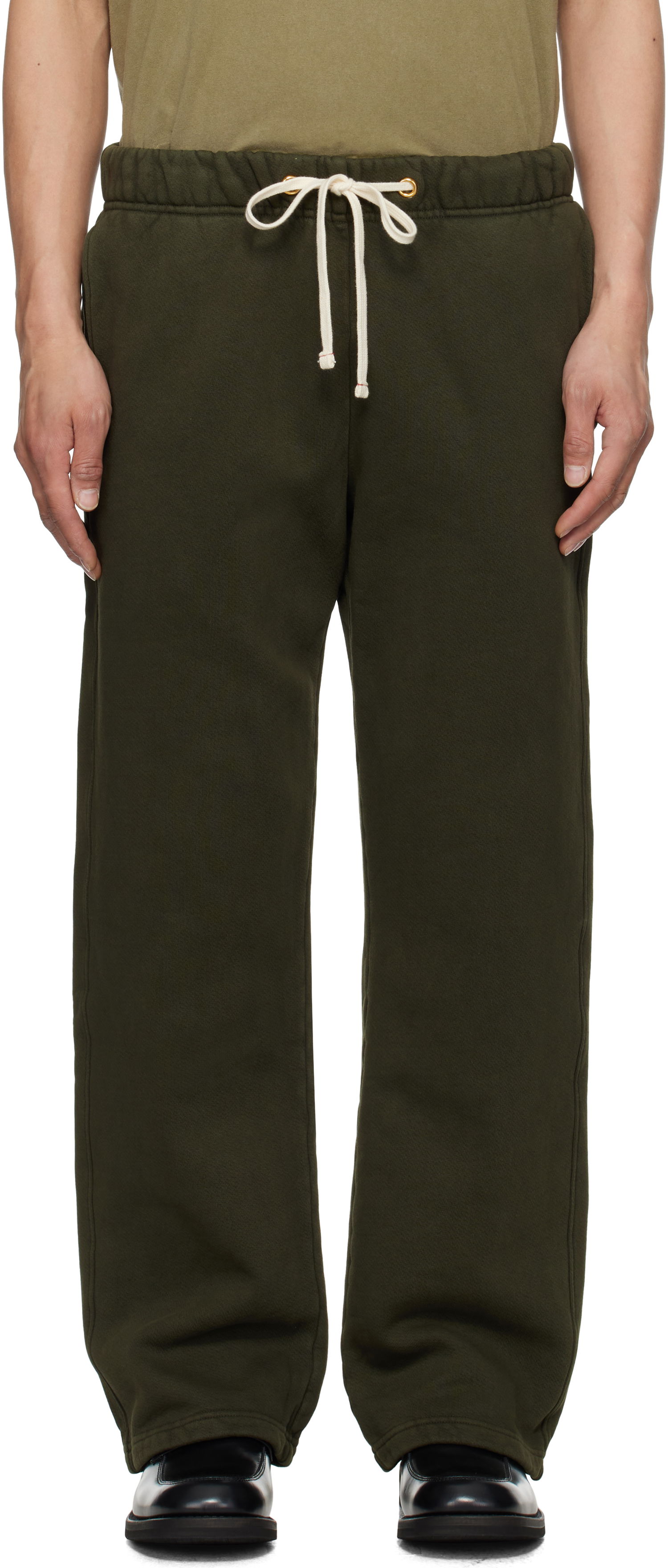 Tepláky LES TIEN Les Tien Heavyweight Classic Sweatpants Zelené | CF-3044-PD, 0
