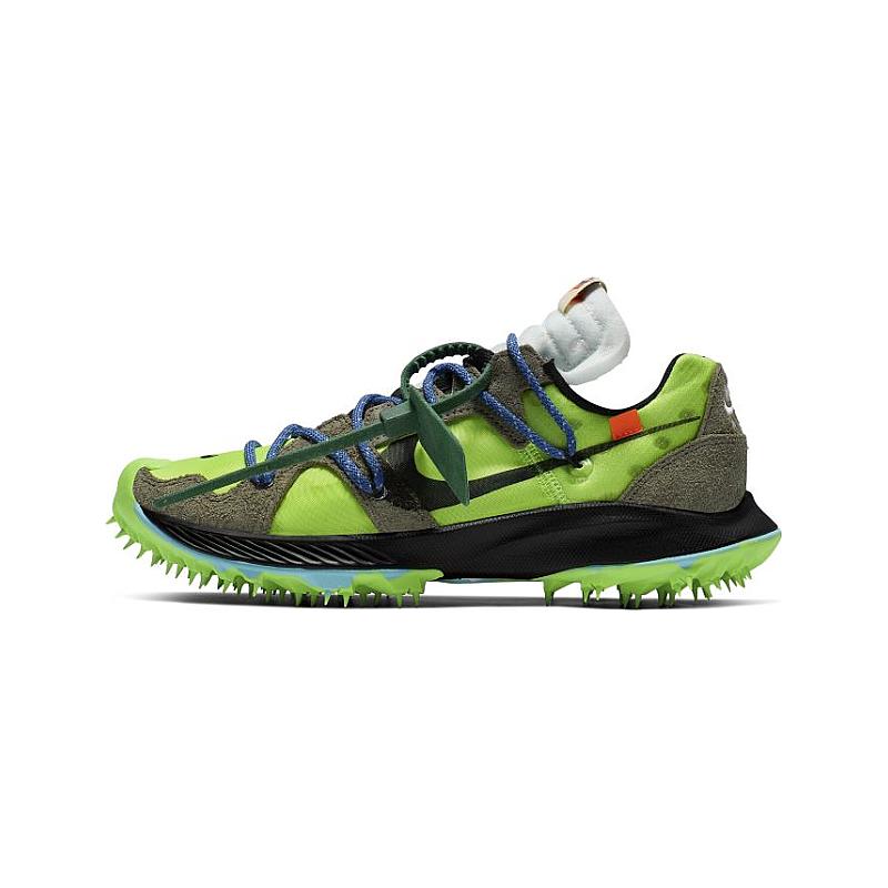 Off-White x Air Zoom Terra Kiger 5 "Athlete in Progress - Electric Green" W