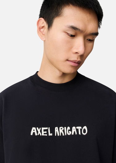 Tričko AXEL ARIGATO Bale Relaxed Fit Doodle T-Shirt Čierna | A3845001, 5
