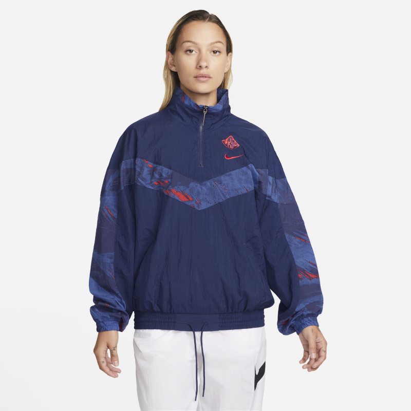 Bunda Nike England Pullover Woven Jacket Navy | DN1150-492, 0