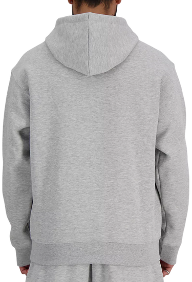 Mikina New Balance Essentials Fleece Hoodie Šedá | mt41511-ag, 1