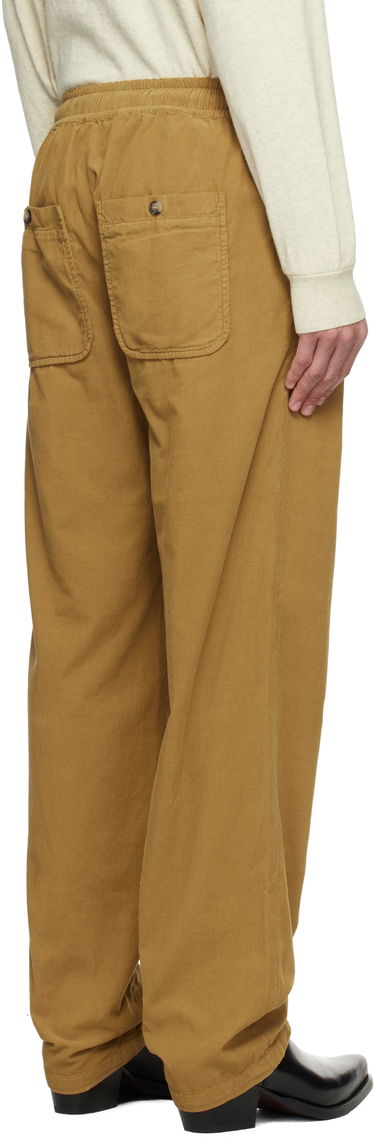 Nohavice ISABEL MARANT Nirlen Corduroy Drawstring Trousers Béžová | PA0468HB-C1I10H, 2