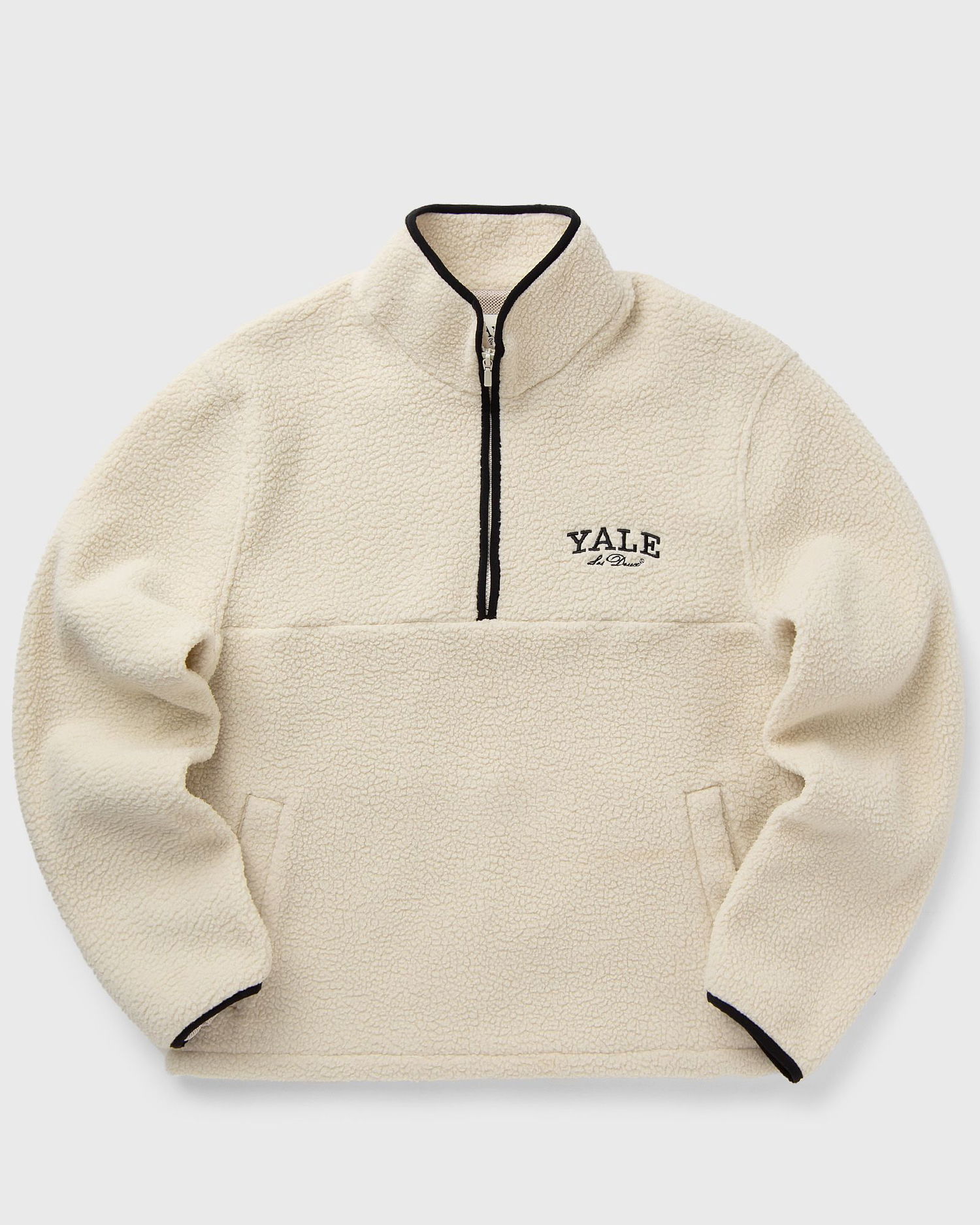 Mikina Les Deux Half-Zip Fleece Sweatshirt Béžová | COL610014-215215, 0