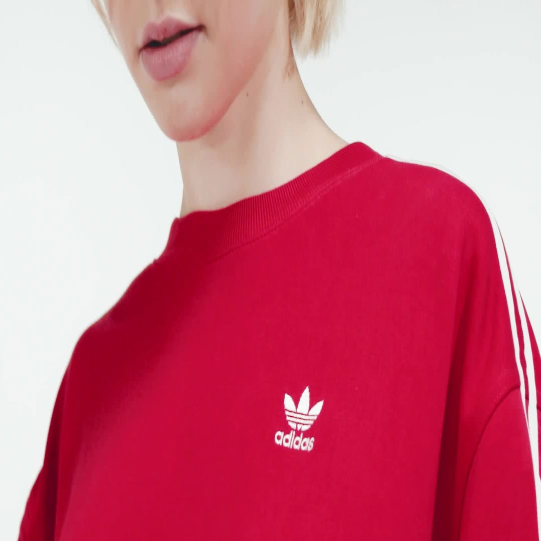 3-Stripes Oversized Crew