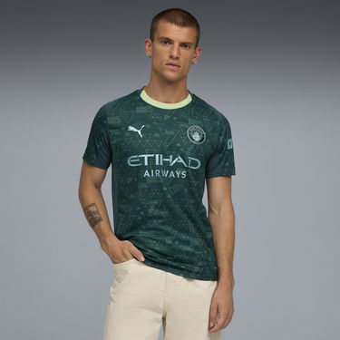 Dres Puma Manchester City 4th Kit 25/26 Geometric Pattern DRYCELL Jersey Zelené | 782692_04, 1