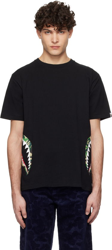 Tričko BAPE Camo Side Shark Graphic T-Shirt Čierna | 001TEK801007M, 0