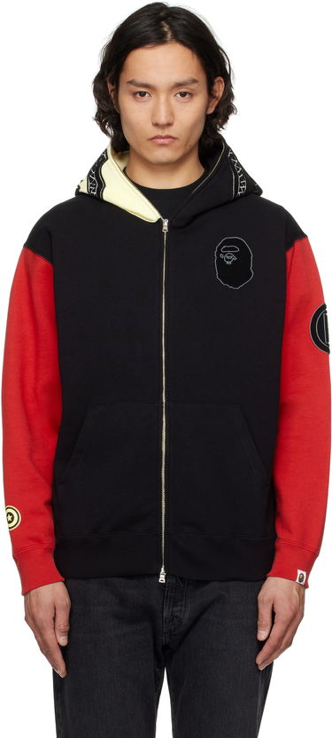 Mikina BAPE Shark Full Zip Hoodie Červená | 001ZPK701305M, 0