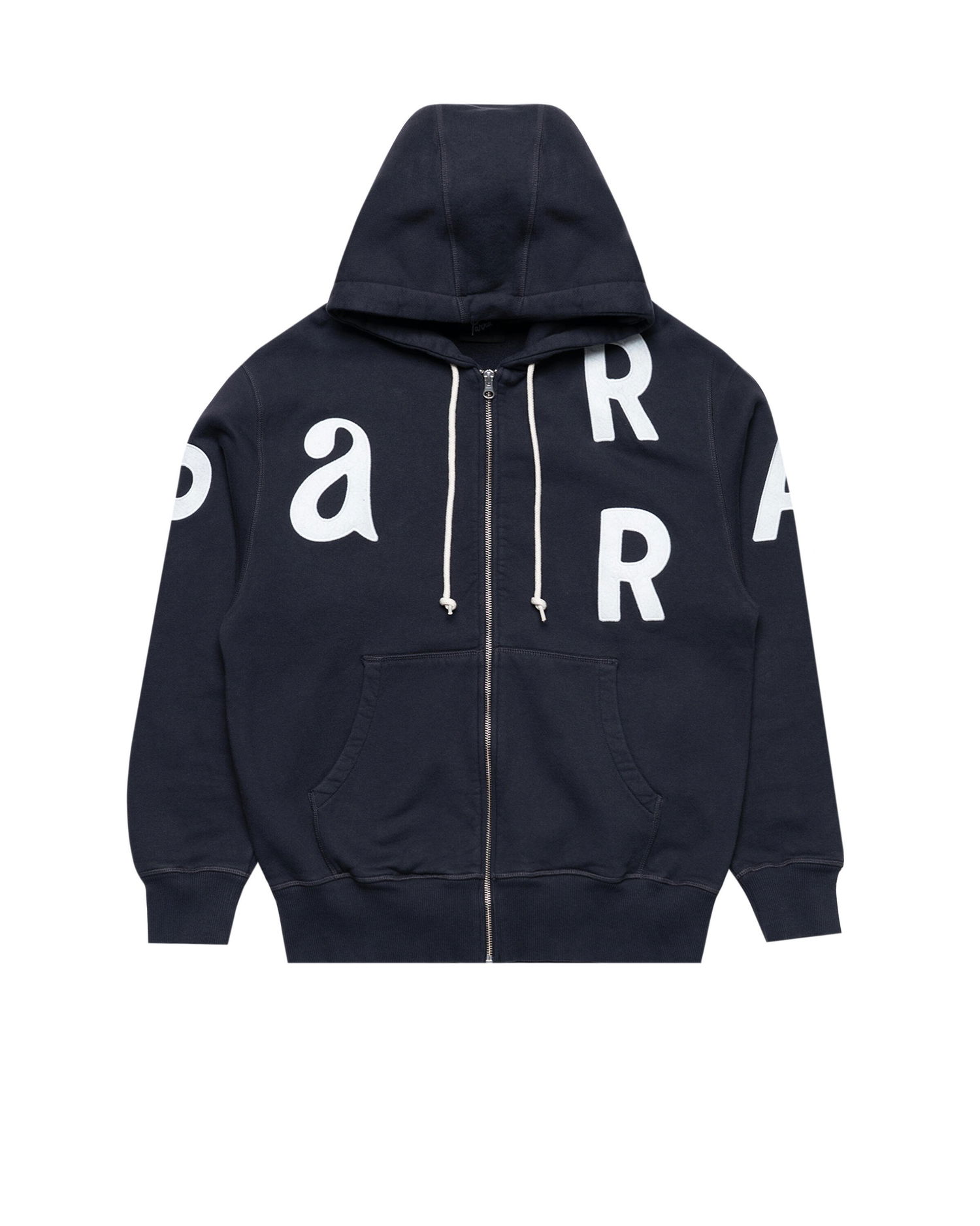 Mikina By Parra Parra Word Salad Zip Hoodie Navy | 54131, 0