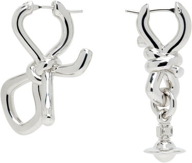 Náušnice Vivienne Westwood Vivienne Westwood Knotted Silver Drop Earrings Metalická | 6202016U-02P019-, 0