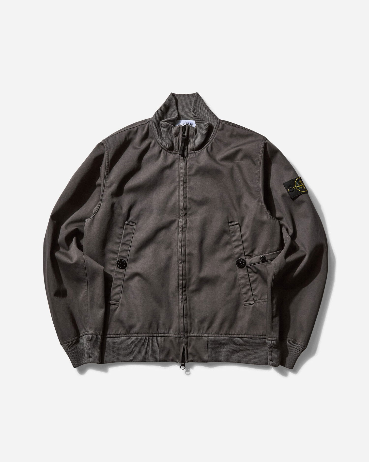 Bomber bunda Stone Island Raso Gommato 3L Bomber Jacket Šedá | K1S15-4100012-S0034 V0065, 0