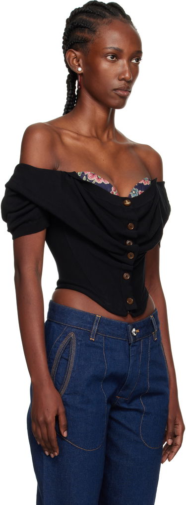Sveter Vivienne Westwood Vivienne Westwood Bea Corset Cardigan Biela | 18030063-Y003F-, 4