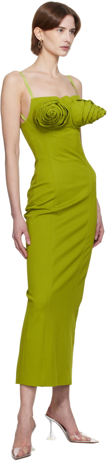 Šaty Jean Paul Gaultier Jean Paul Gaultier 'The Conical Bra Cup' Maxi Dress Zelené | 25/33-F-RO330-J081-43, 3